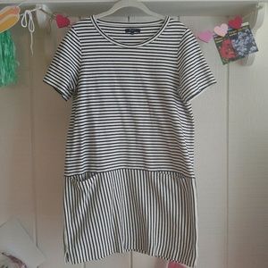Madewell Striped Front Pocket Dress